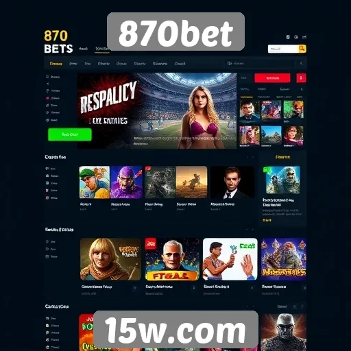 Novidades no design do site 870bet